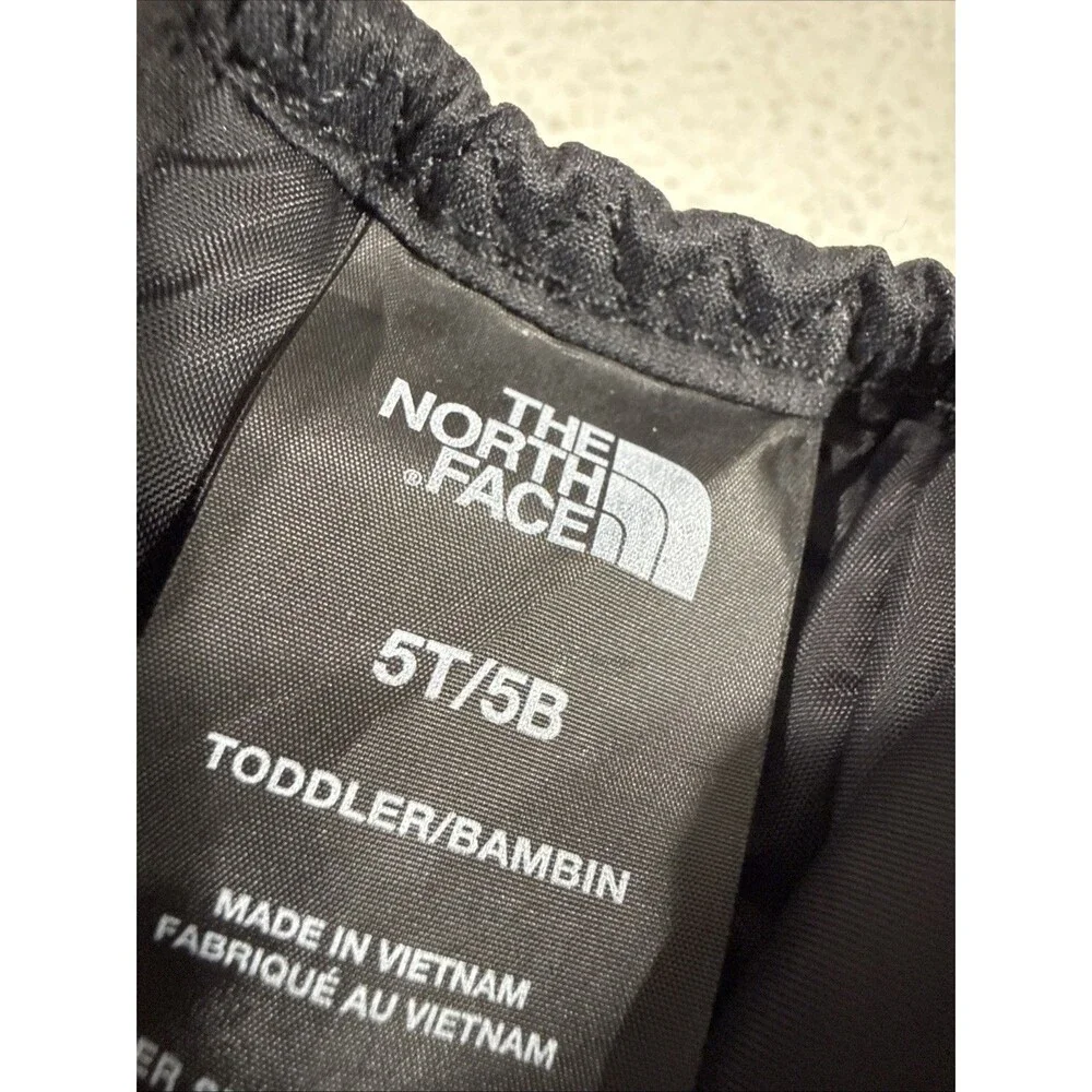 The North Face DryVent Mittens Gloves Toddler Kids 5T Black Excellent